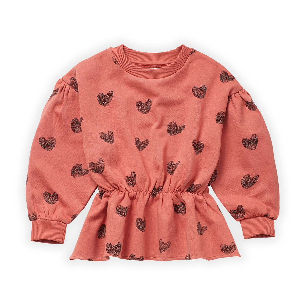 Sproet & Sprout Sweatshirt peplum heart print
