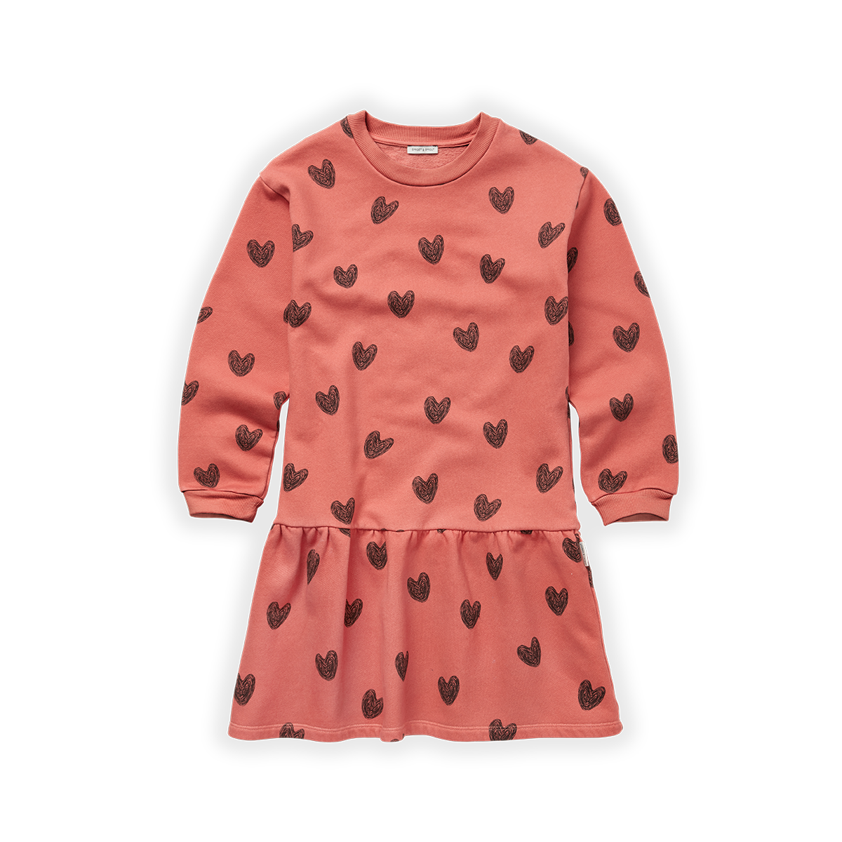 Sproet & Sprout Sweat dress heart print