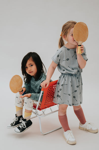 Sproet & Sprout Skater dress print badminton